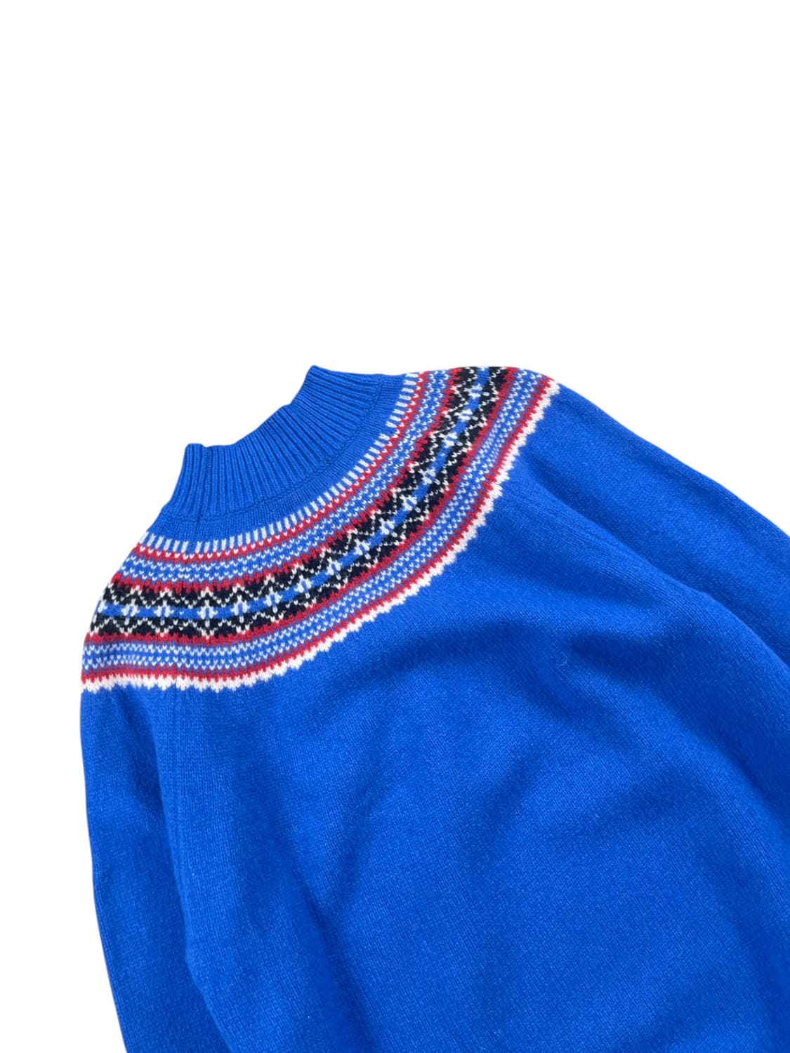 JWA X Uniqulo 노르딕 패턴 블루 컬러 울 니트 상품이미지5