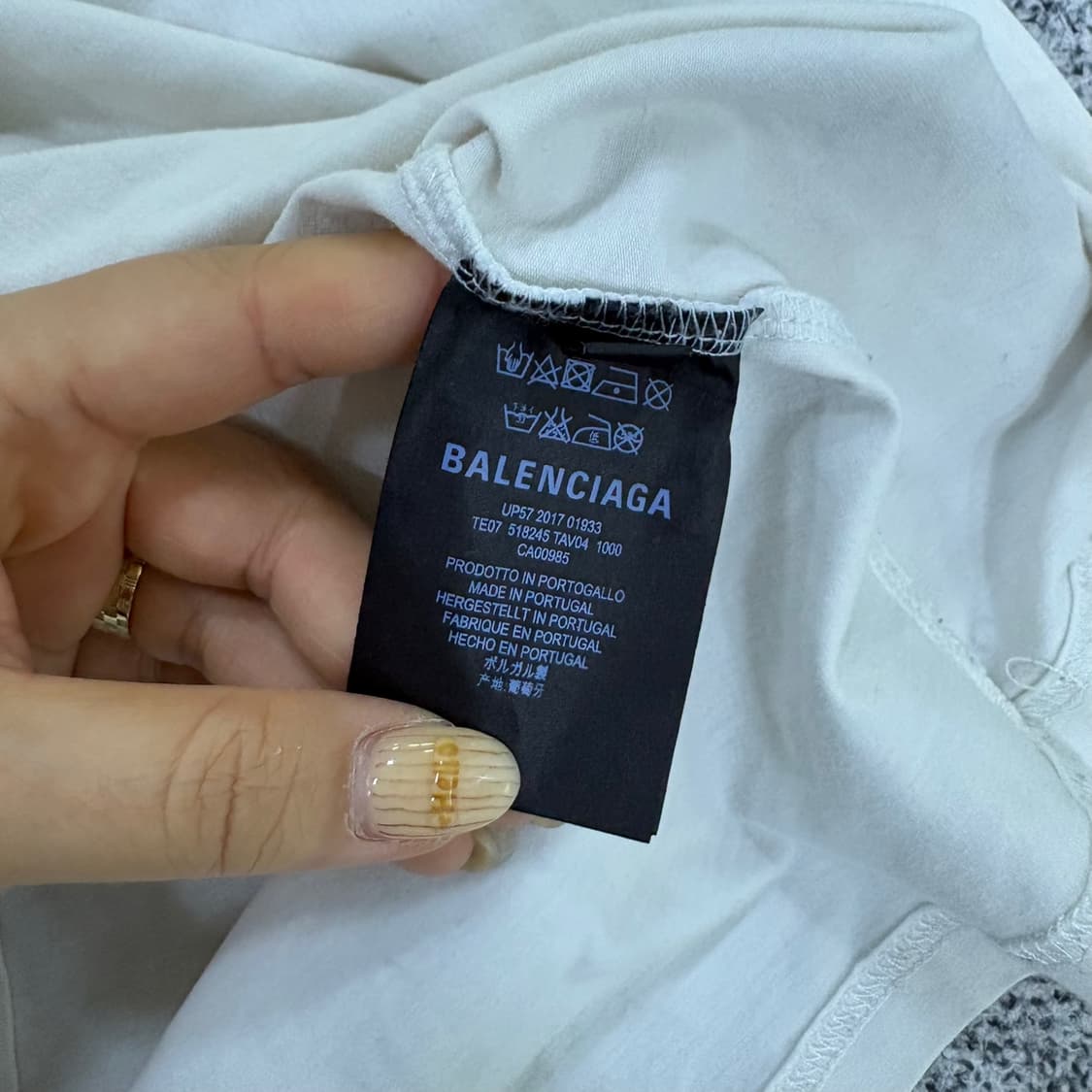 실측 VINTAGE 남성 고급 반팔 티셔츠 0420J 상품이미지5