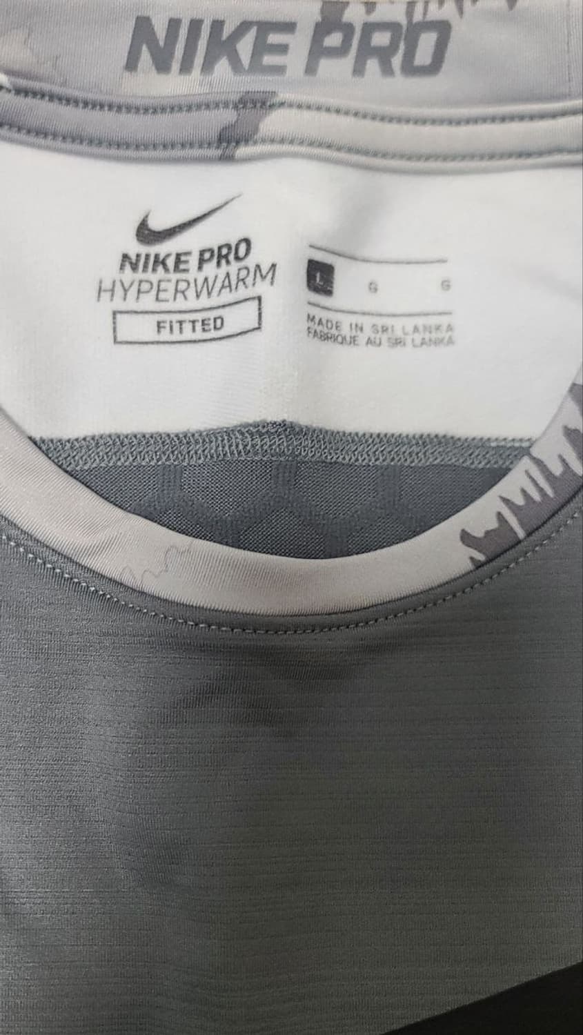 나이키 프로 하이퍼웜 상하의 세트 그레이 카모 패턴 상품이미지3