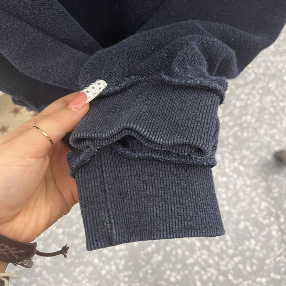 커버낫 아이비 리버스 올드스쿨 키치 빅로고 맨투맨 M C10422 상품이미지8