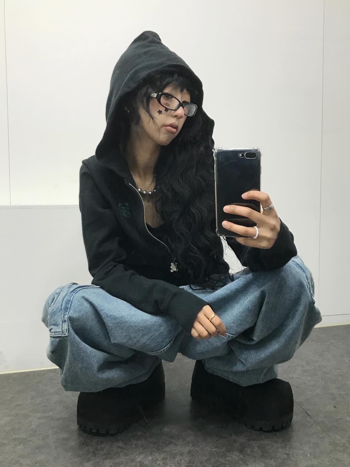 히스테릭글래머 퍽베어 후드집업 ( 새상품 ) 상품이미지5