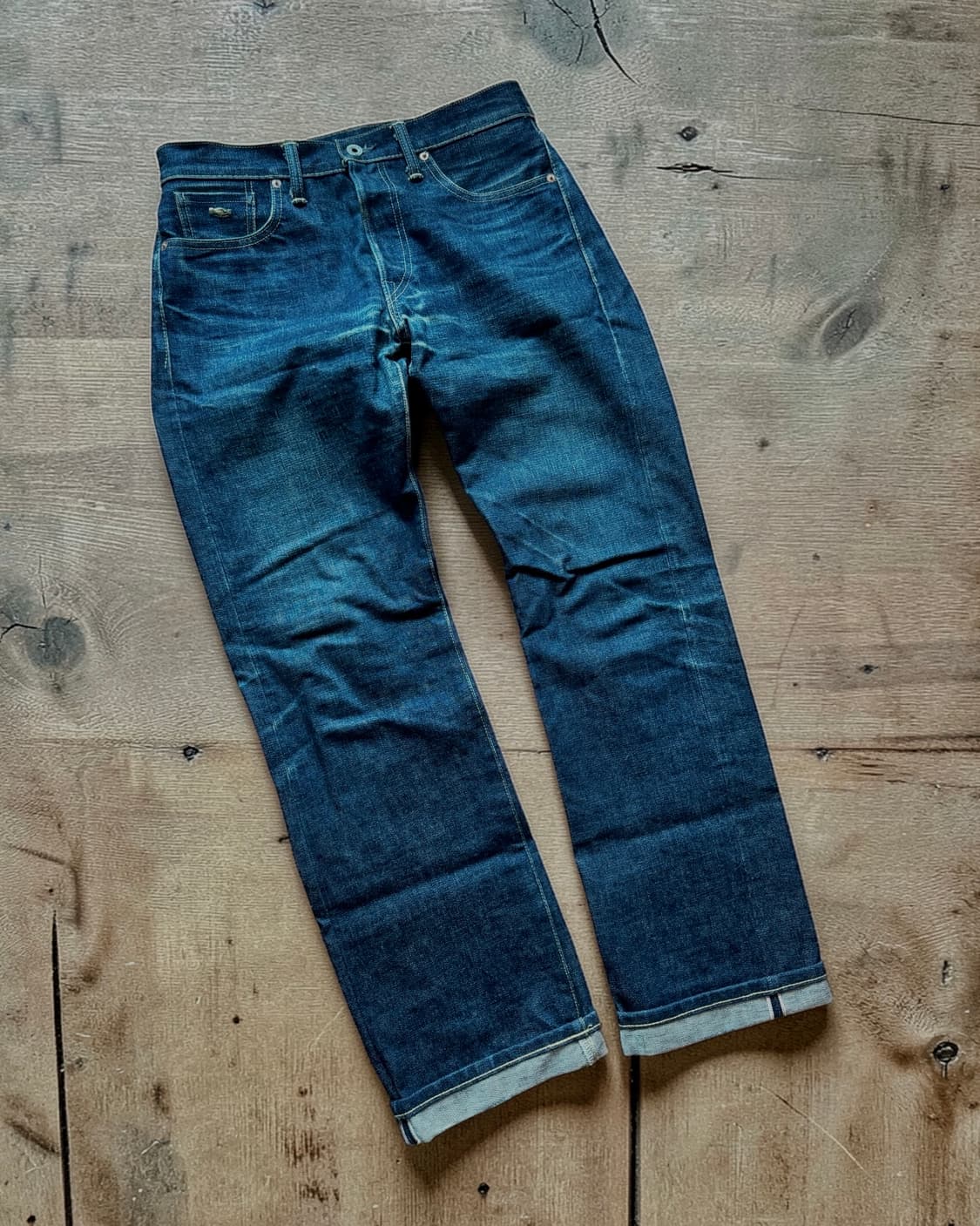 RRL 리미티드 에디션 5포켓 셀비지 데님 팬츠 made in usa 상품이미지1