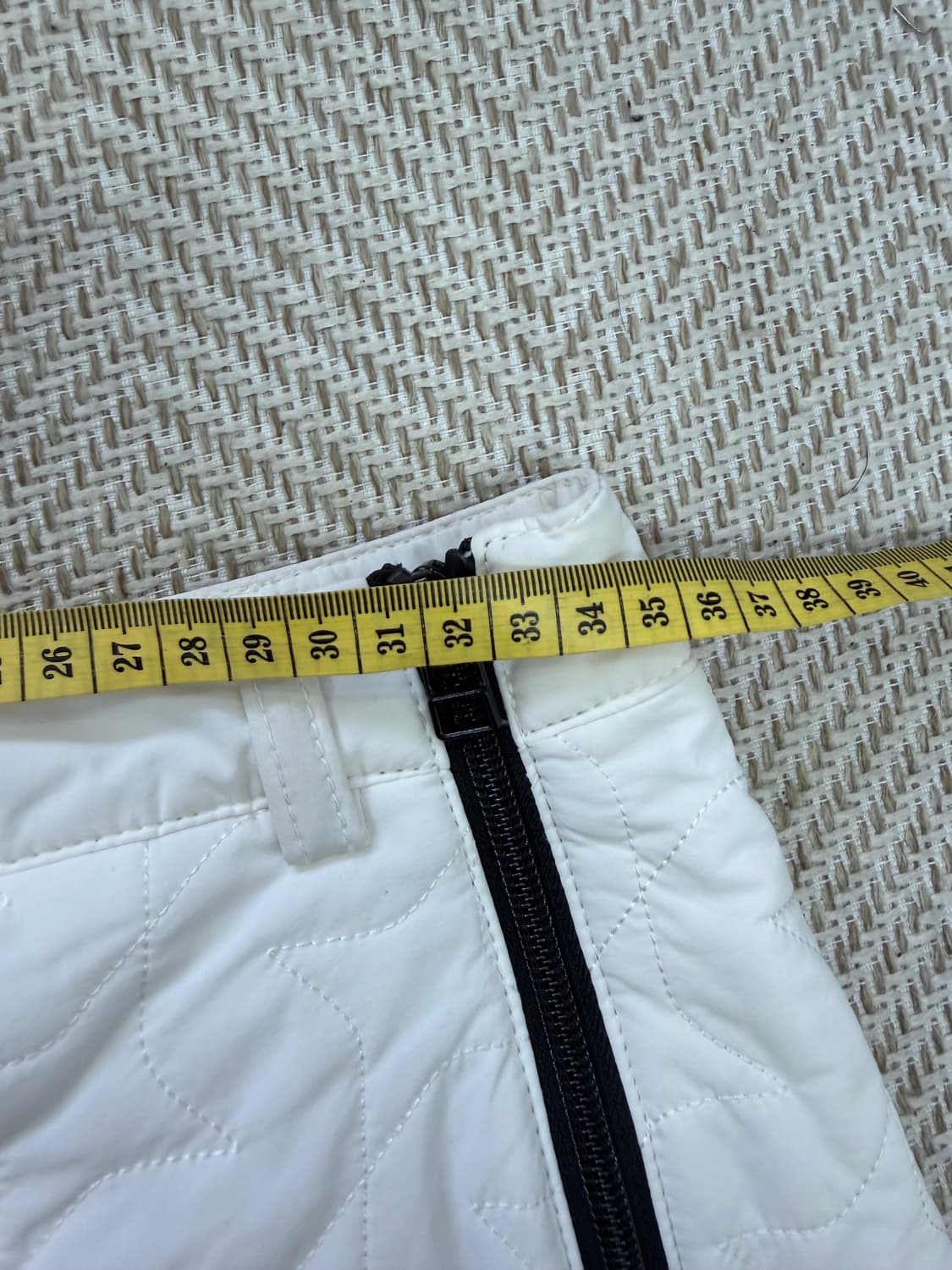 정품) WAAC 왁 골프 화이트 퀼팅 스커트 2(26) 상품이미지7