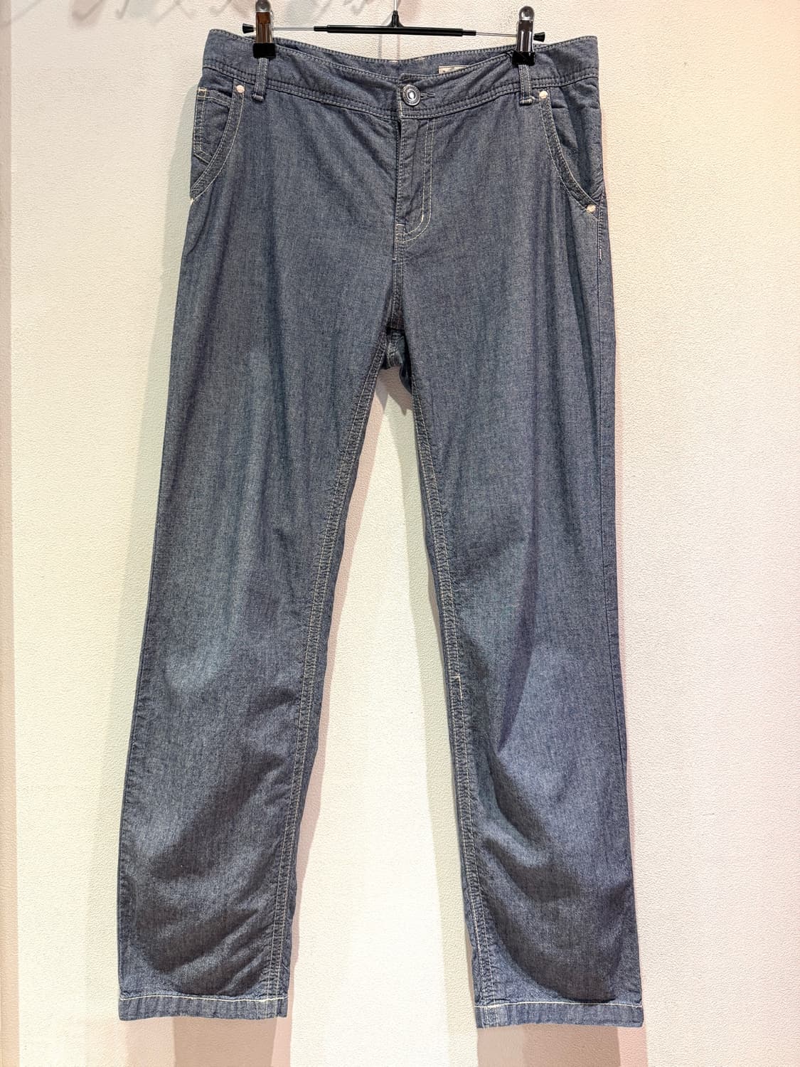 3can4on Chambray Cotton Pants (32) 상품이미지2