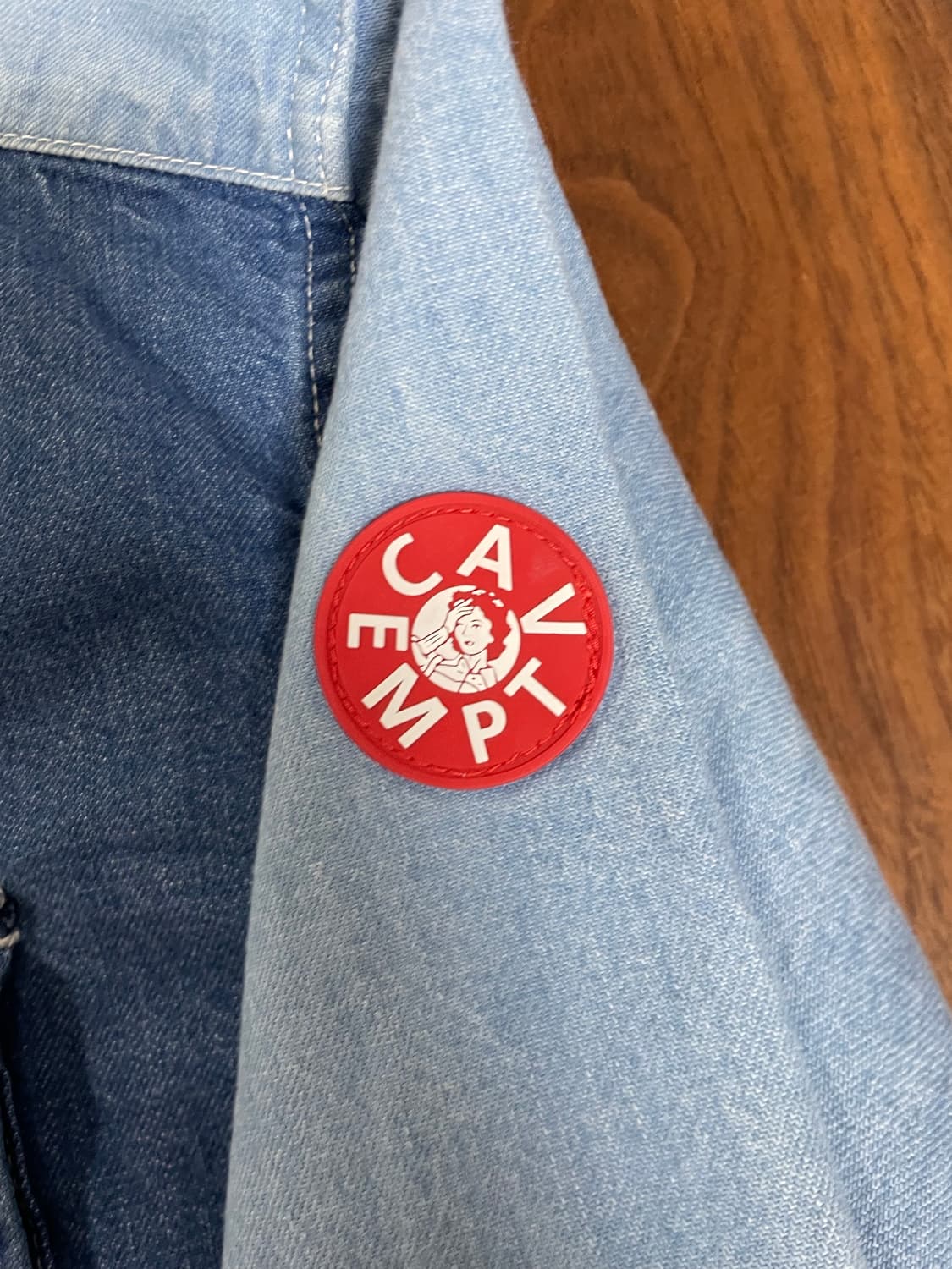 (L) 카브엠트 데님 셔츠 C.E. cav empt 상품이미지3