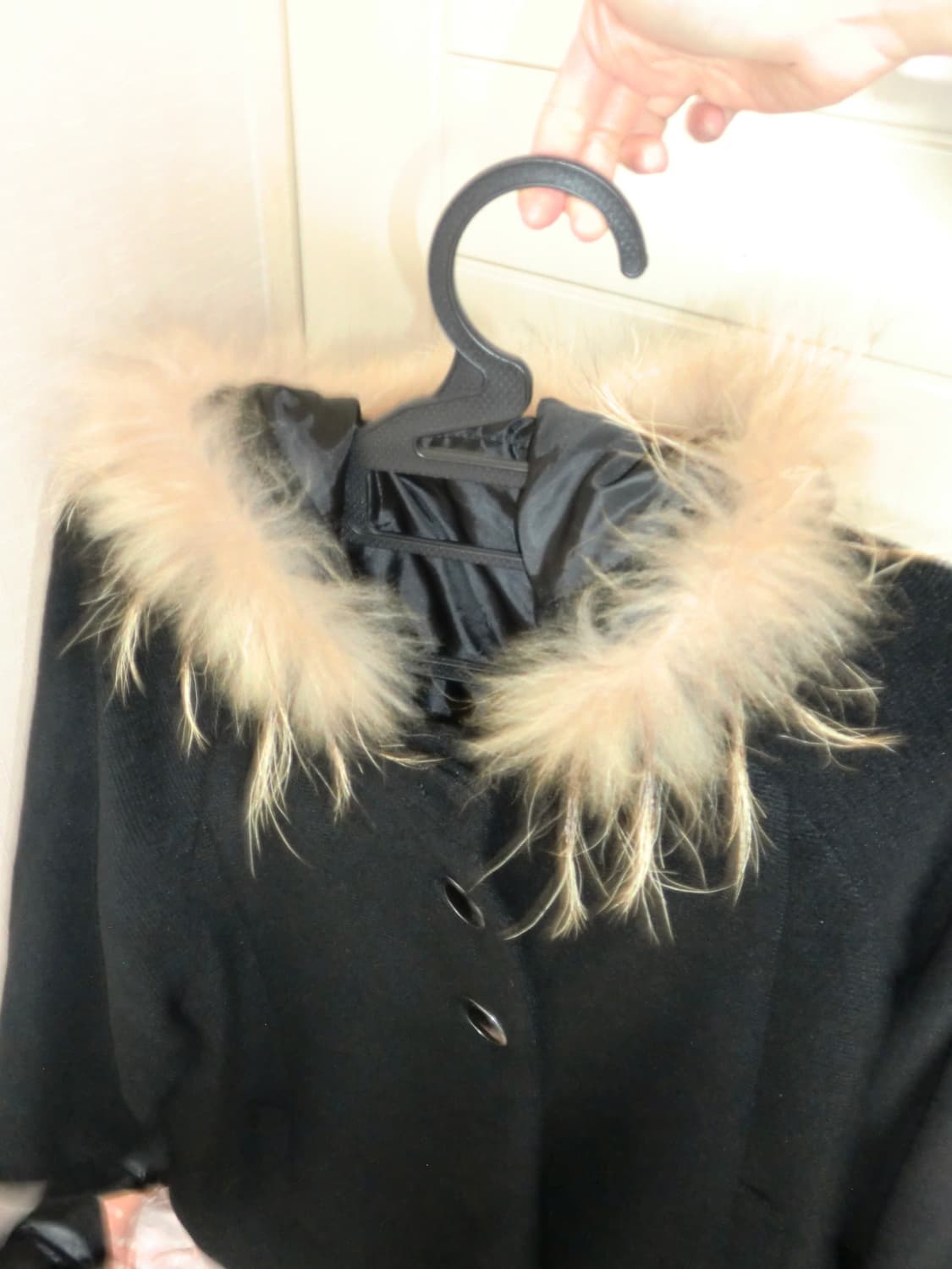 퍼 케이프 숏코트 빈티지 모리걸 하구미 러블리 상품이미지3