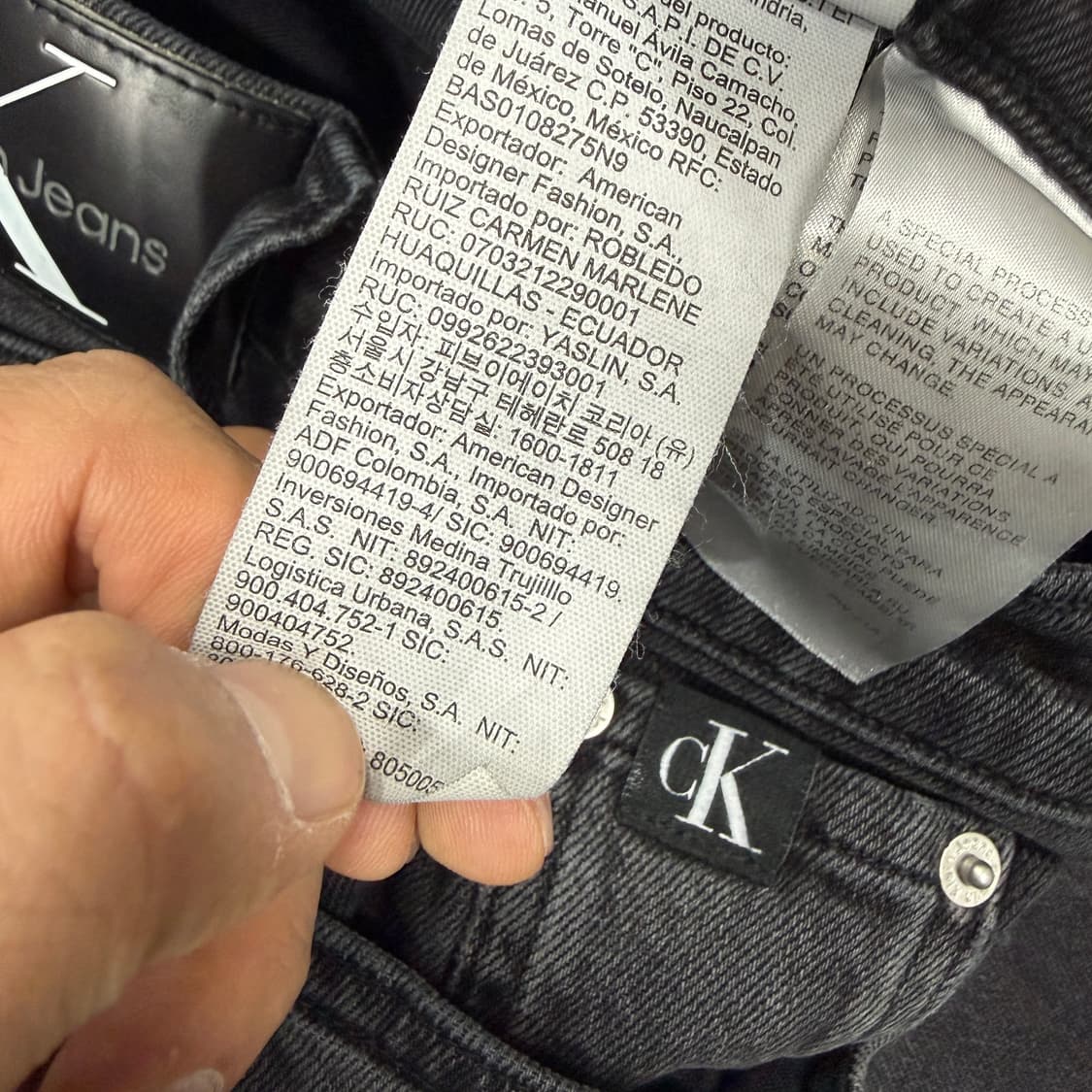 (28)캘빈클라인 Calvinklein 흑청데님팬츠 상품이미지6