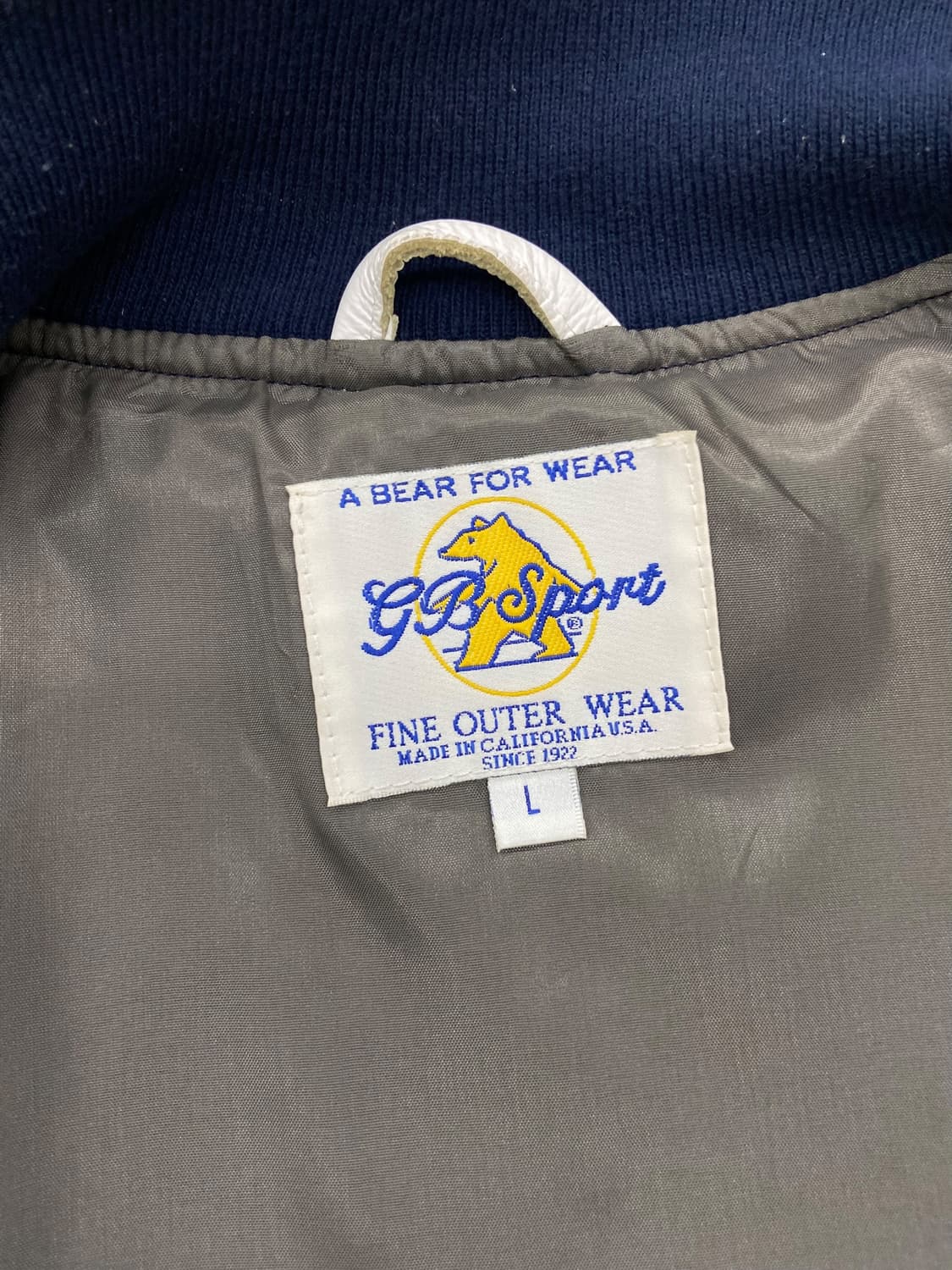 골든베어 X 클럽모나코 코튼 헤이스 바시티 자켓 상품이미지8