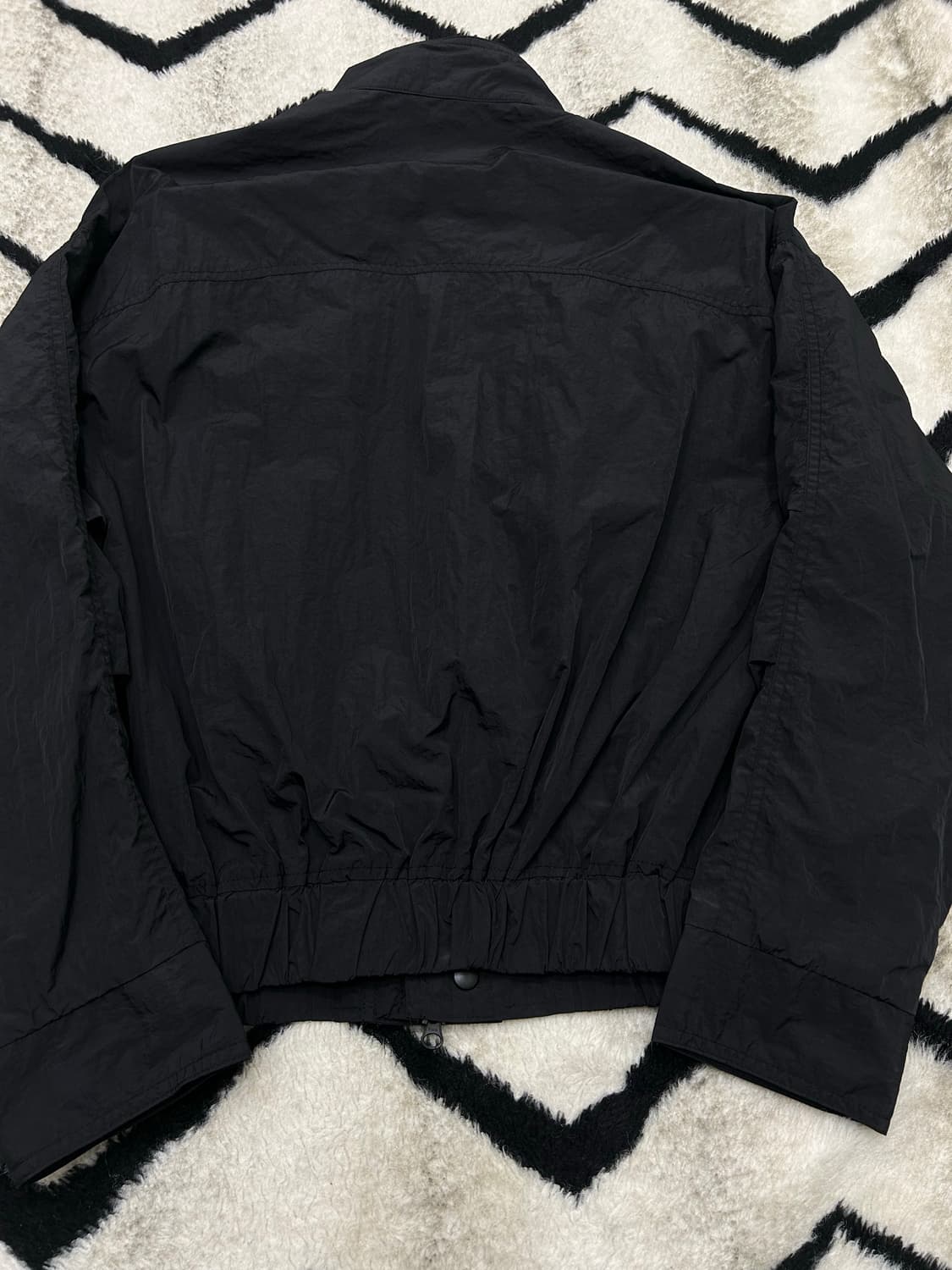 [M]라퍼지스토어 오버핏 2Way 바람막이/블랙 상품이미지3