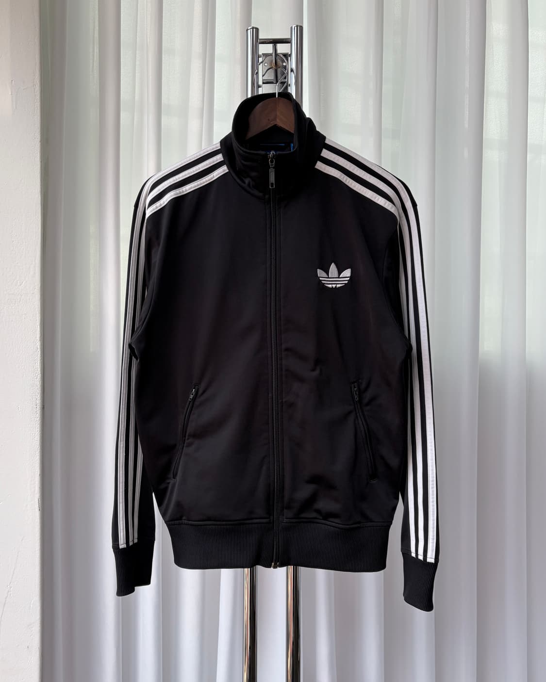 [M]아디다스 구형 파이어버드 블랙 트랙탑 져지 상품이미지3