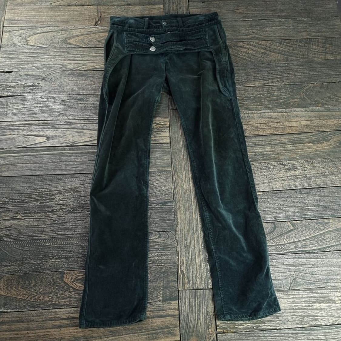 [주카] 벨티드 세미 부츠컷 코듀로이 골덴 팬츠 P01423 상품이미지1