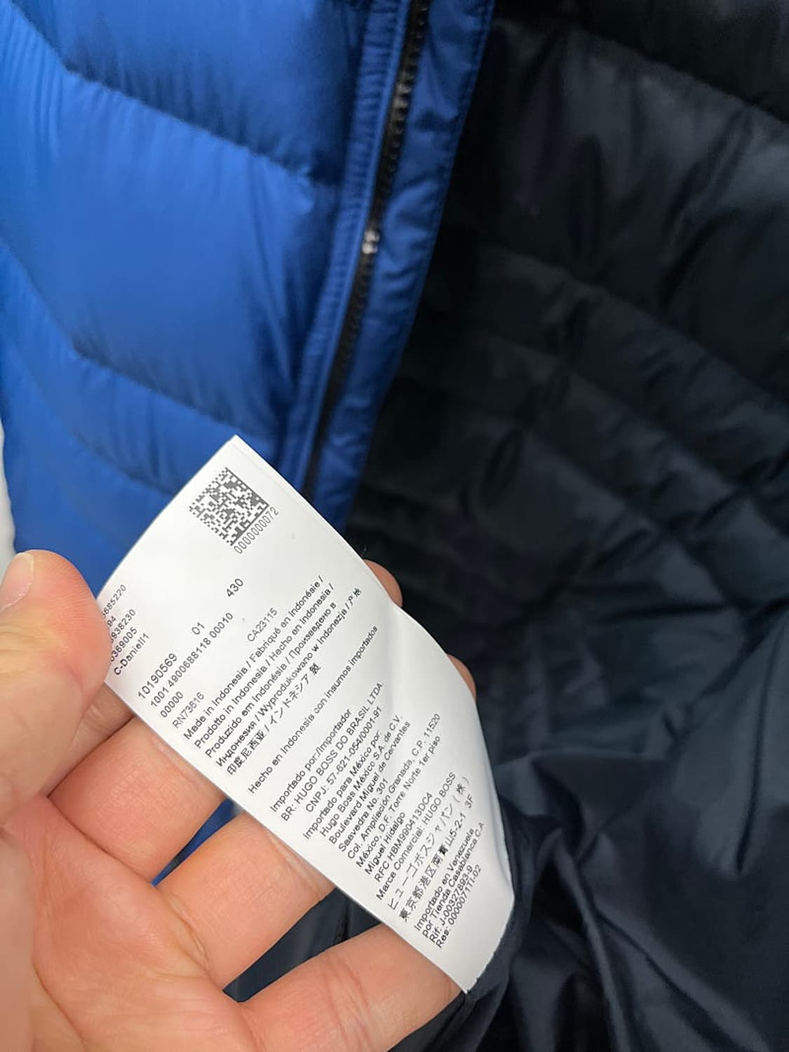 100) 휴고보스 골프 경량다운  상품이미지10