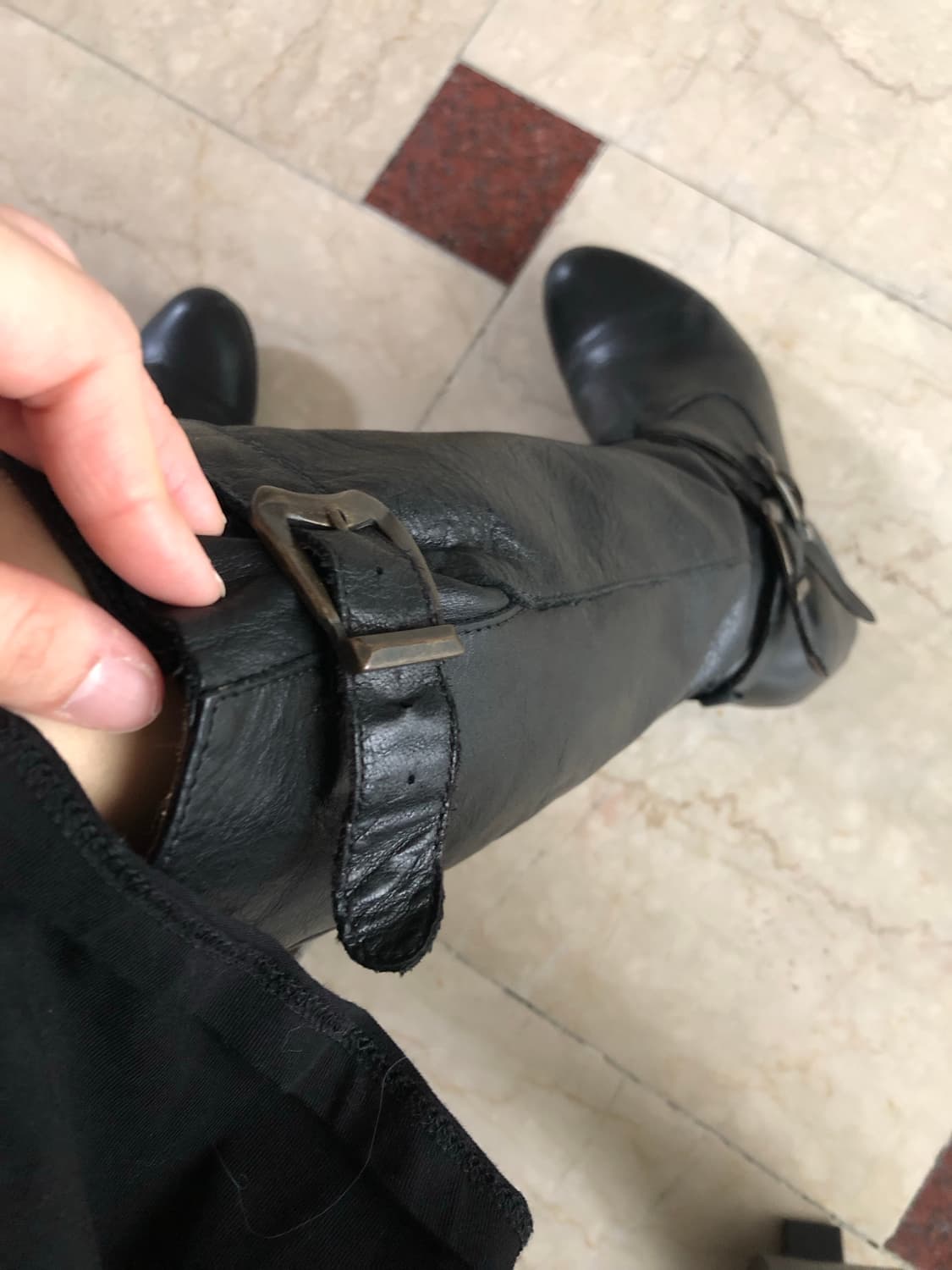 [직수입] 빈티지 레더 부츠  상품이미지5