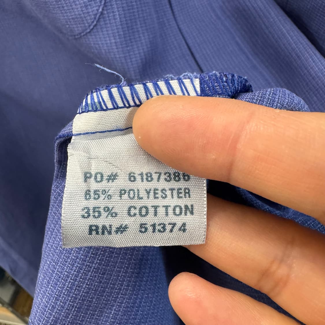 CINTAS USA 빈티지 워크 셔츠 (XL)   상품이미지5