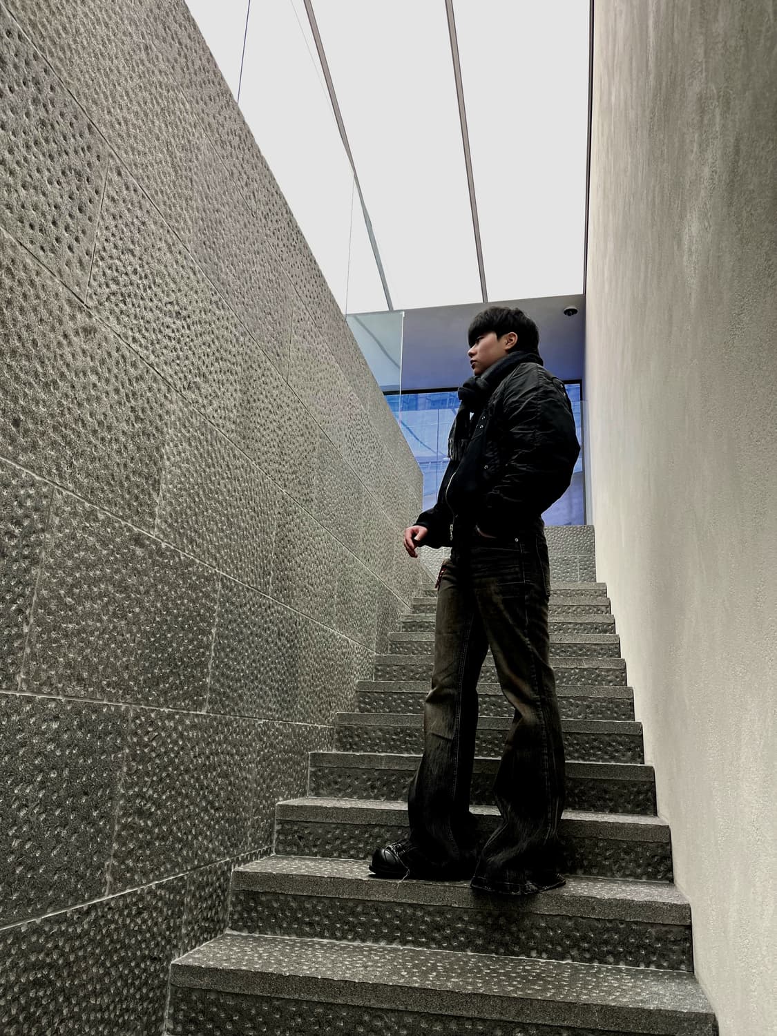 Denim Bootscut pants Travertine 상품이미지6