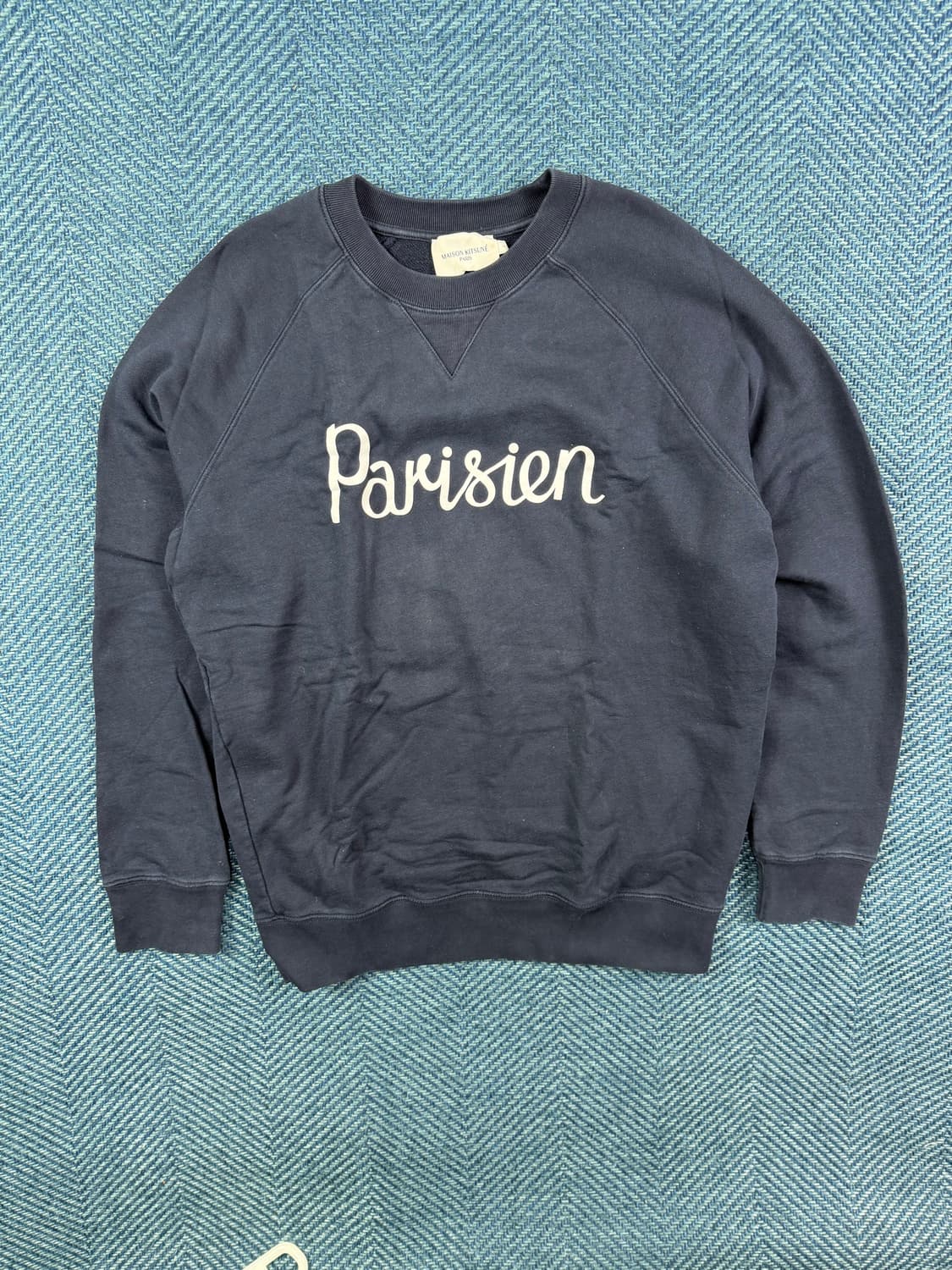 [정품] 메종키츠네 파리지앵 맨투맨 (네이비 / L사이즈) 상품이미지1