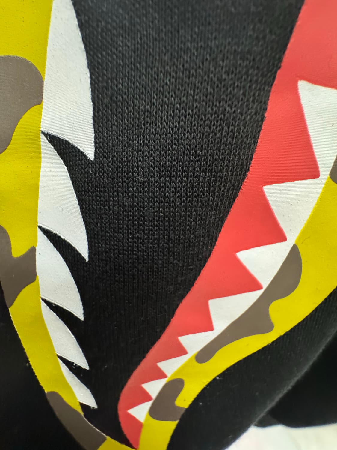 👕 스투시 × 베이프 샤크 크루넥 스웨트셔츠 (Black) 상품이미지10