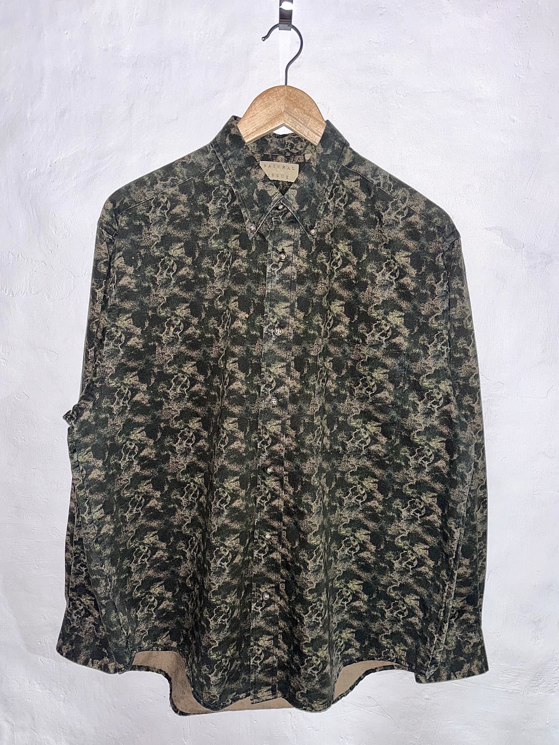 Natural Issue 패턴 셔츠 상품이미지1