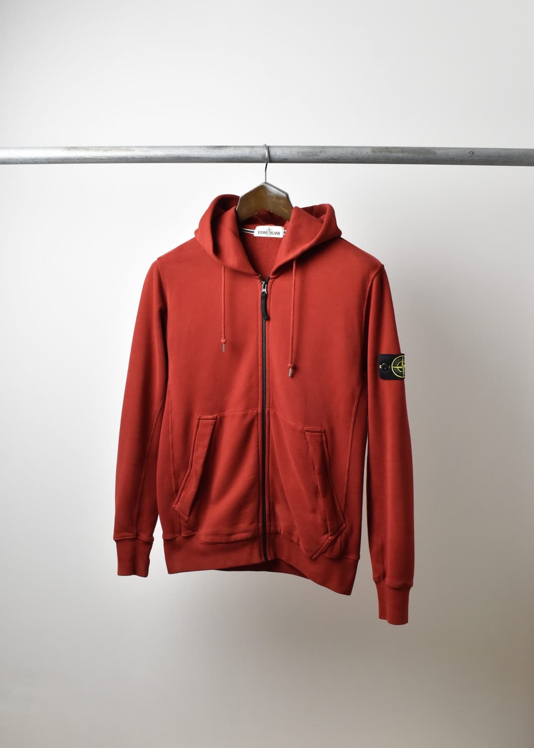 Stone Island Brushed Hoodie Full Zip-L 상품이미지1