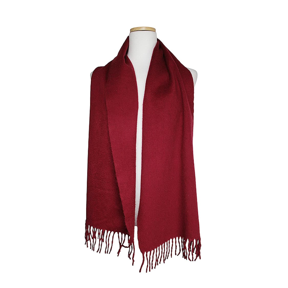글렌로리 버건디 캐시미어 머플러 상품이미지2