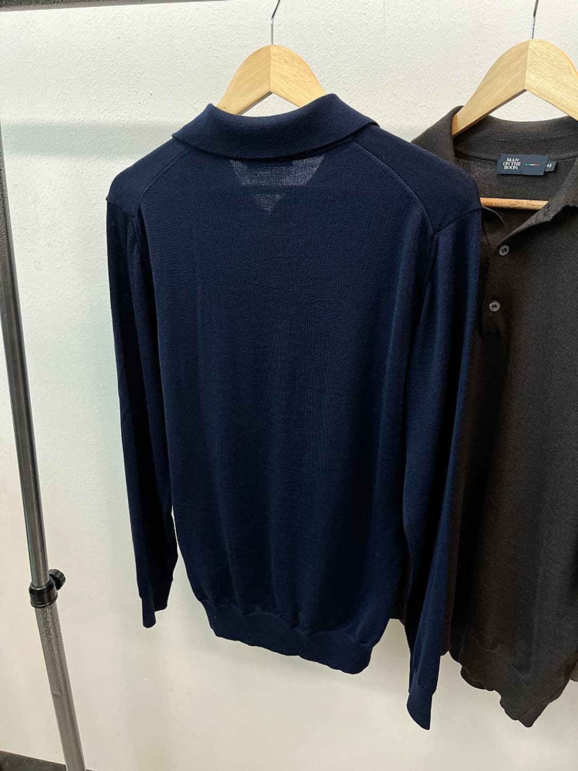 95-100) 맨온더분 신형 카라 울니트 3종 상품이미지3