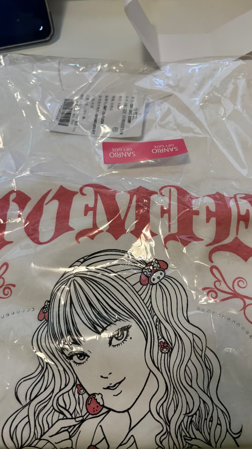 산리오 이토준지 토미에 마이멜로디 반팔 상품이미지2