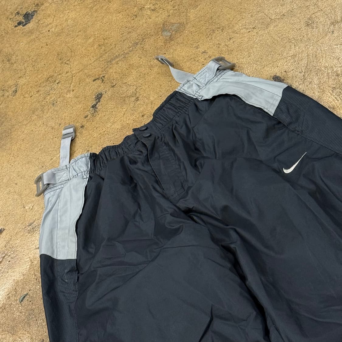 [정품/M] 나이키 블랙 회색 스톰핏 트레이닝 바지 b14 상품이미지1