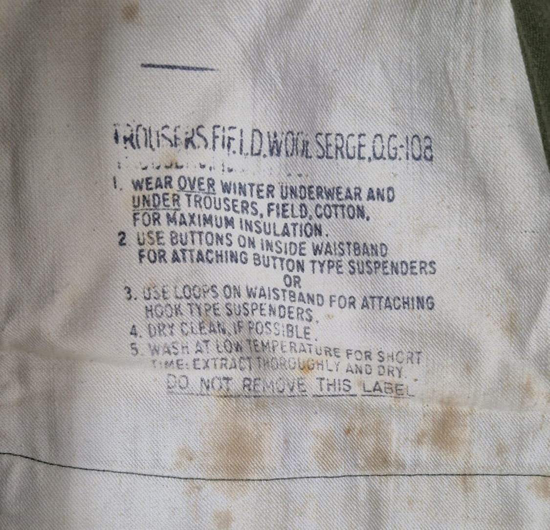 미군 구형 OG108 정복 전투복 바지 하의 (XL/L) 상품이미지10