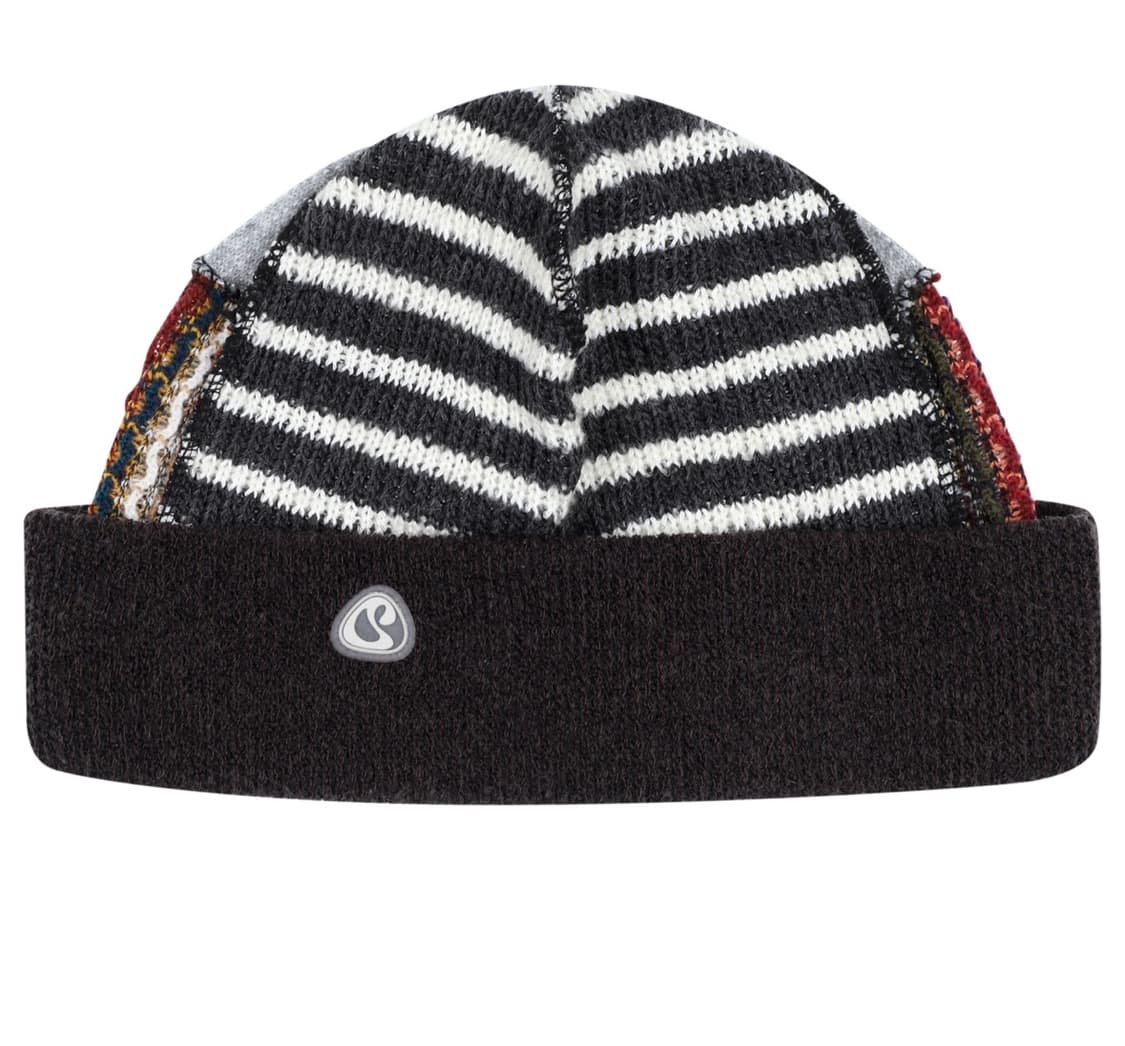 코이세이오 패치워크 비니 브라운 상품이미지1