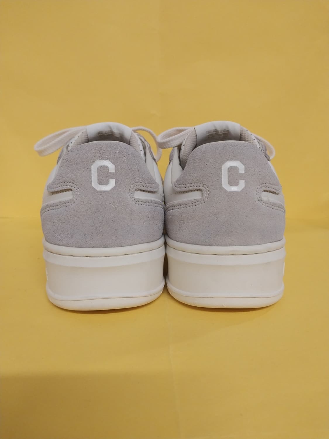 남성 커버낫 코트 오리진 레더 에크루 운동화 (250) 상품이미지4