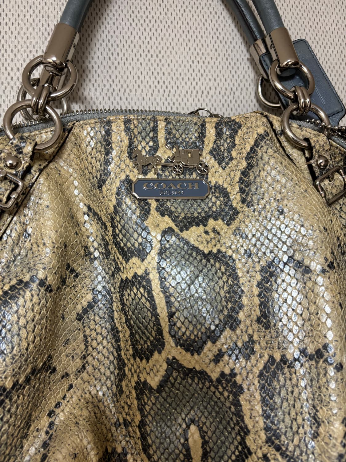 코치 뱀피가방 상품이미지2