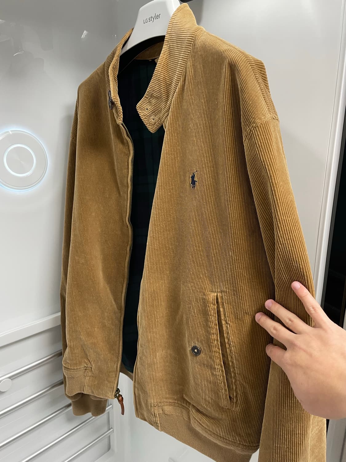 폴로 랄프로렌 코듀로이 바라쿠다 자켓L(QR정품) 상품이미지2