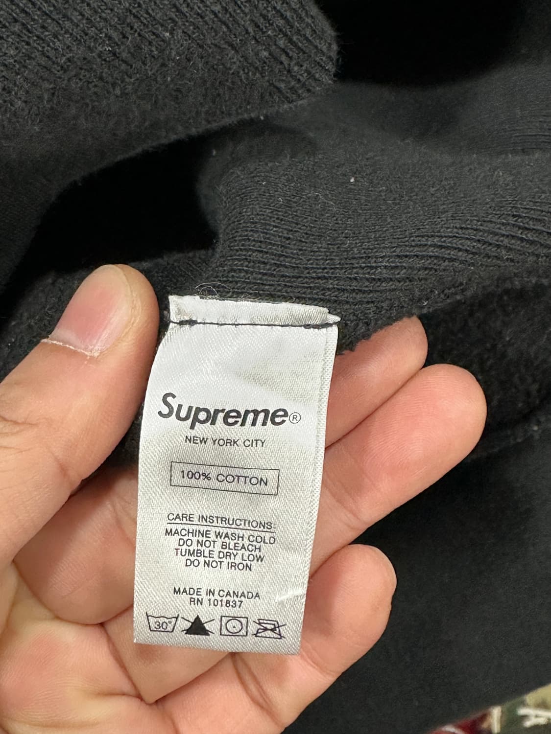 슈프림 박스로고 후드티 블랙 XL 상품이미지6