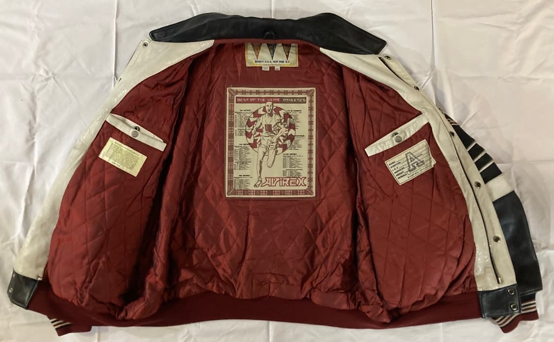 아비렉스 구형 레더 바시티 상품이미지3