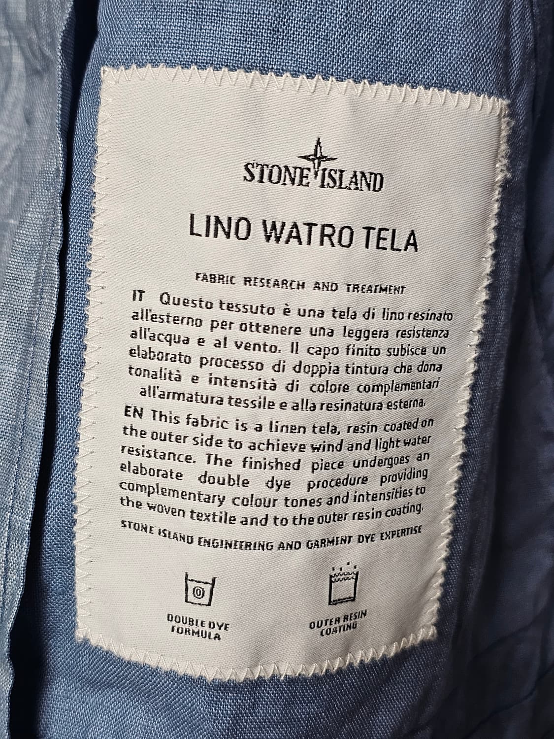 스톤아일랜드 리노 와트로 텔라 후드 자켓 (새 상품) 상품이미지7