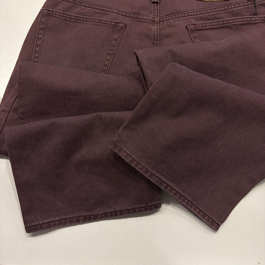 [L] 디스이즈네버댓 와인 퍼플 컬러 데님 팬츠 C451 상품이미지6