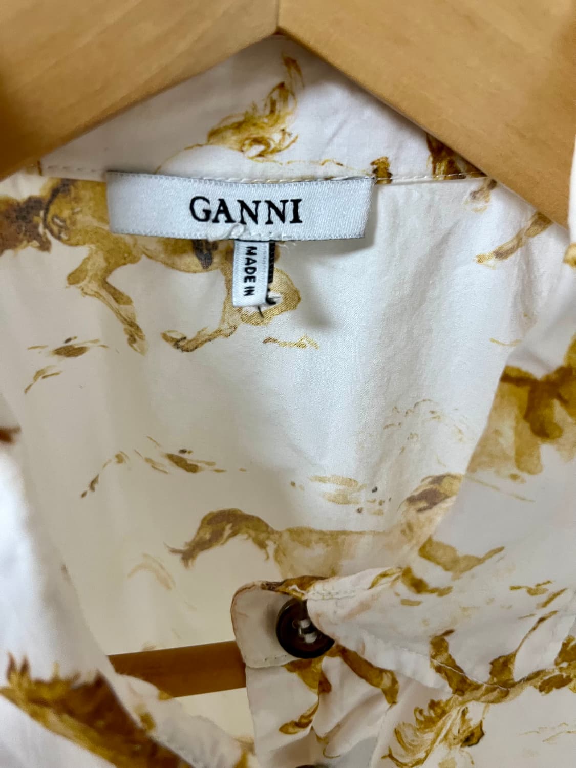 GANNI 말 패턴 셔츠 상품이미지2