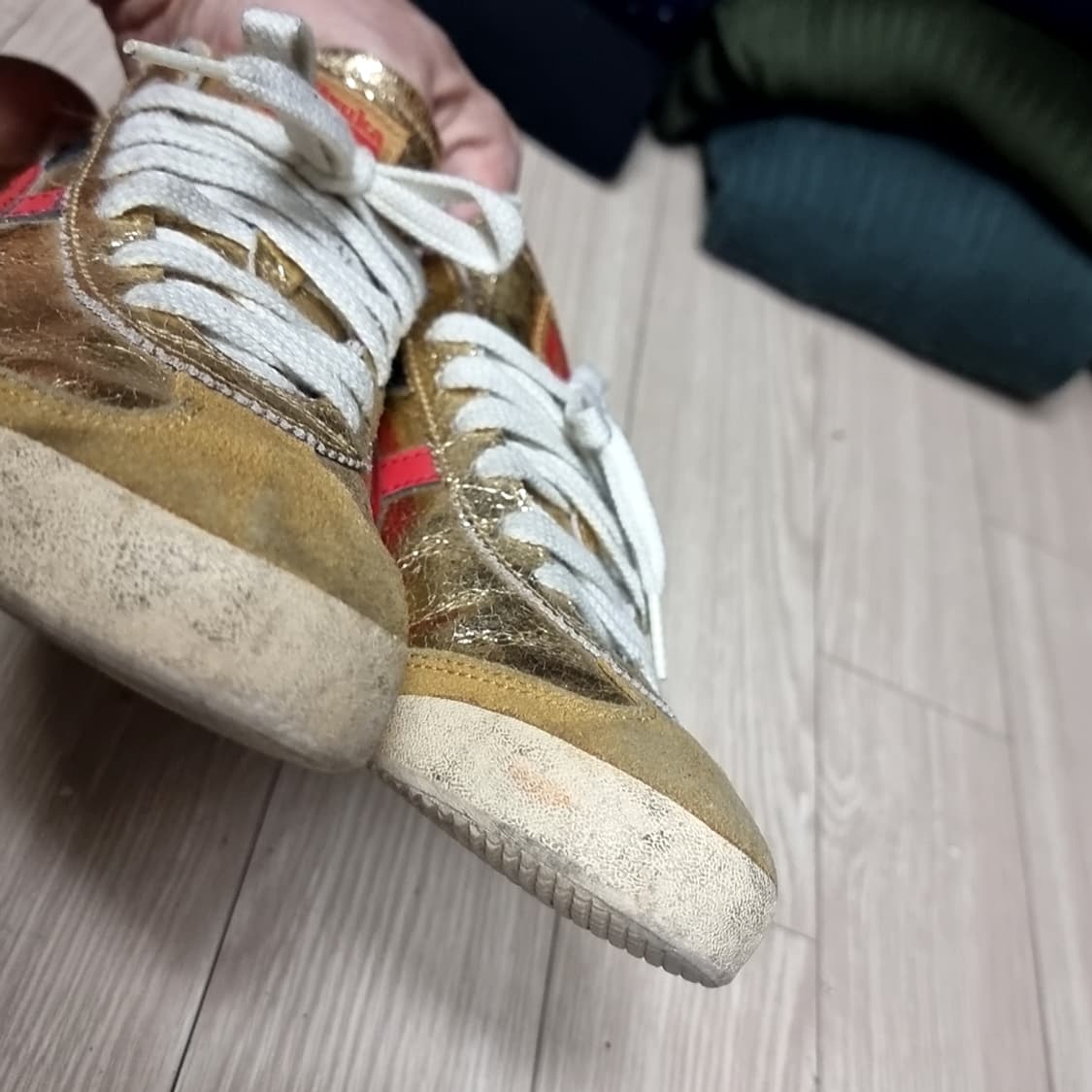 오니츠카타이거 멕시코66 골드 운동화(270-280) 상품이미지7