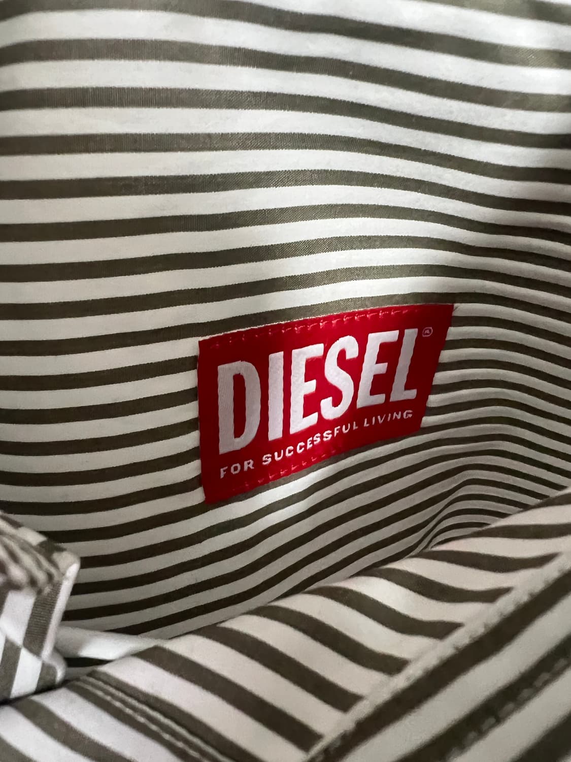 디젤 Diesel 스트라이프 셔츠 44 새상품 상품이미지5