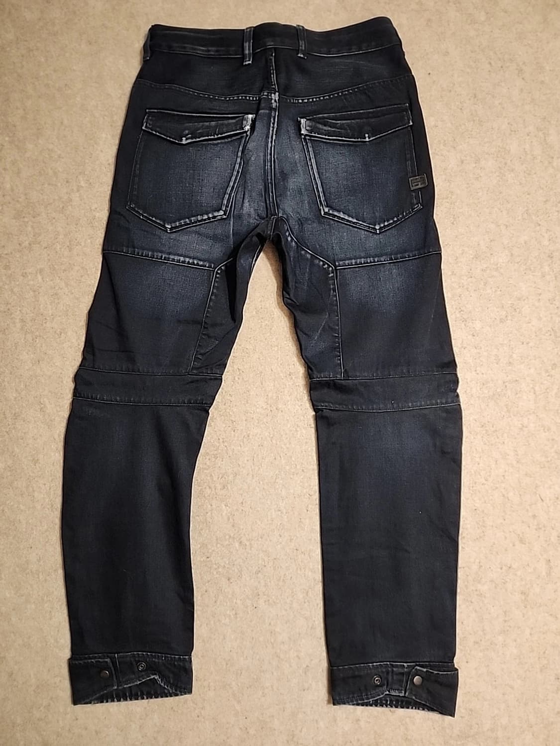 지스타 로우 랙컴 3D 테이퍼드 진 상품이미지1