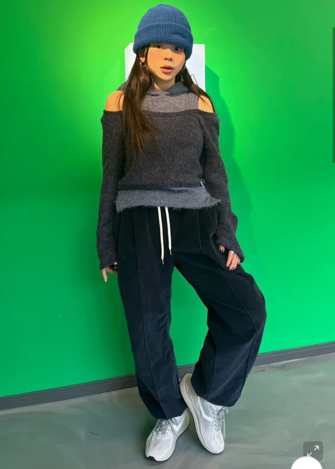 엘케블룸 블루 비니 INSCAPE BLUE BEANIE 상품이미지4