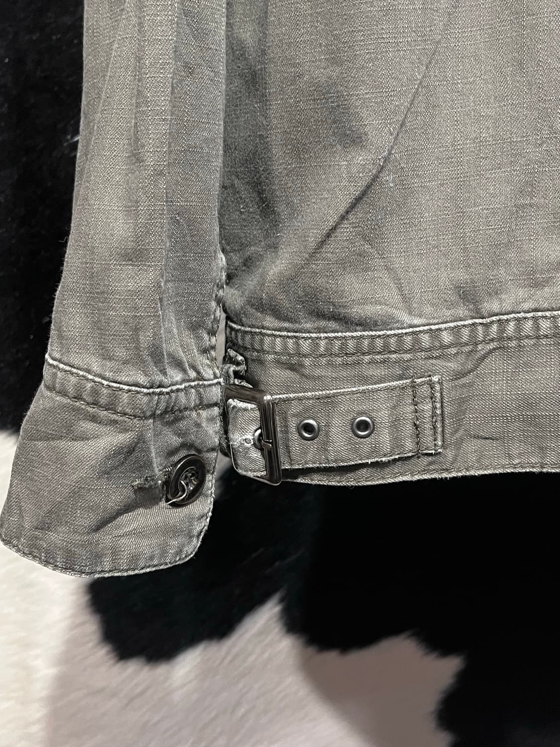 Y2K 카키 자켓 상품이미지7