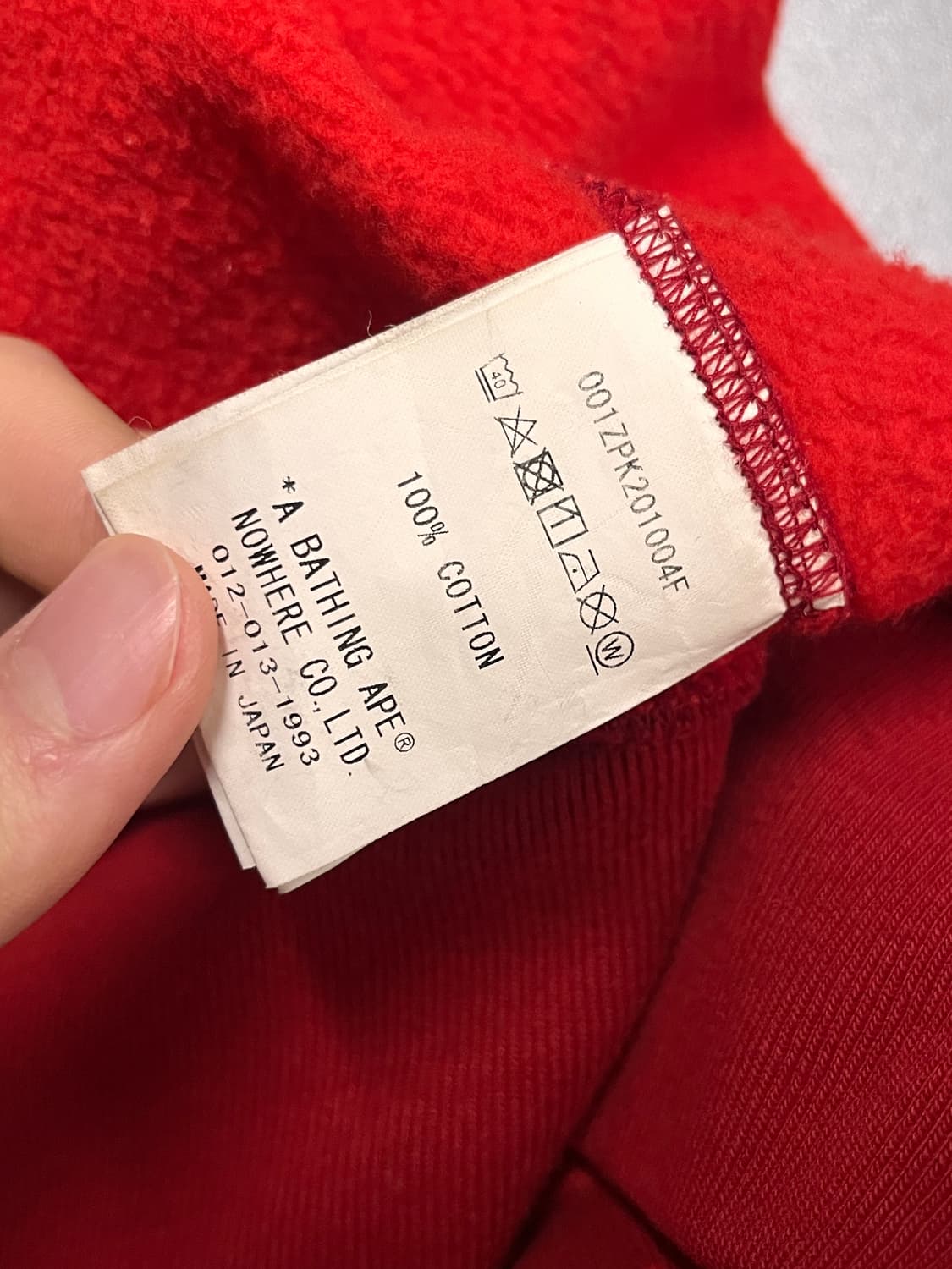 베이프 상하이 매장 한정판 적계 샤크 후드집업  상품이미지5