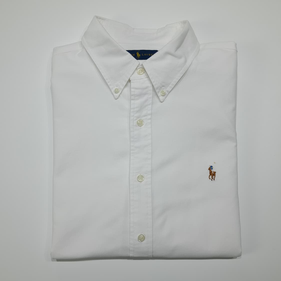 CL477 2XL 폴로 90s 코튼 멀티포니 화이트 셔츠 남방 상품이미지7