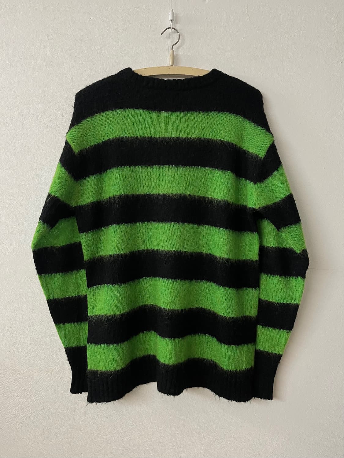 빈티지 보더 스트라이프 모헤어 니트 펑크 상품이미지3