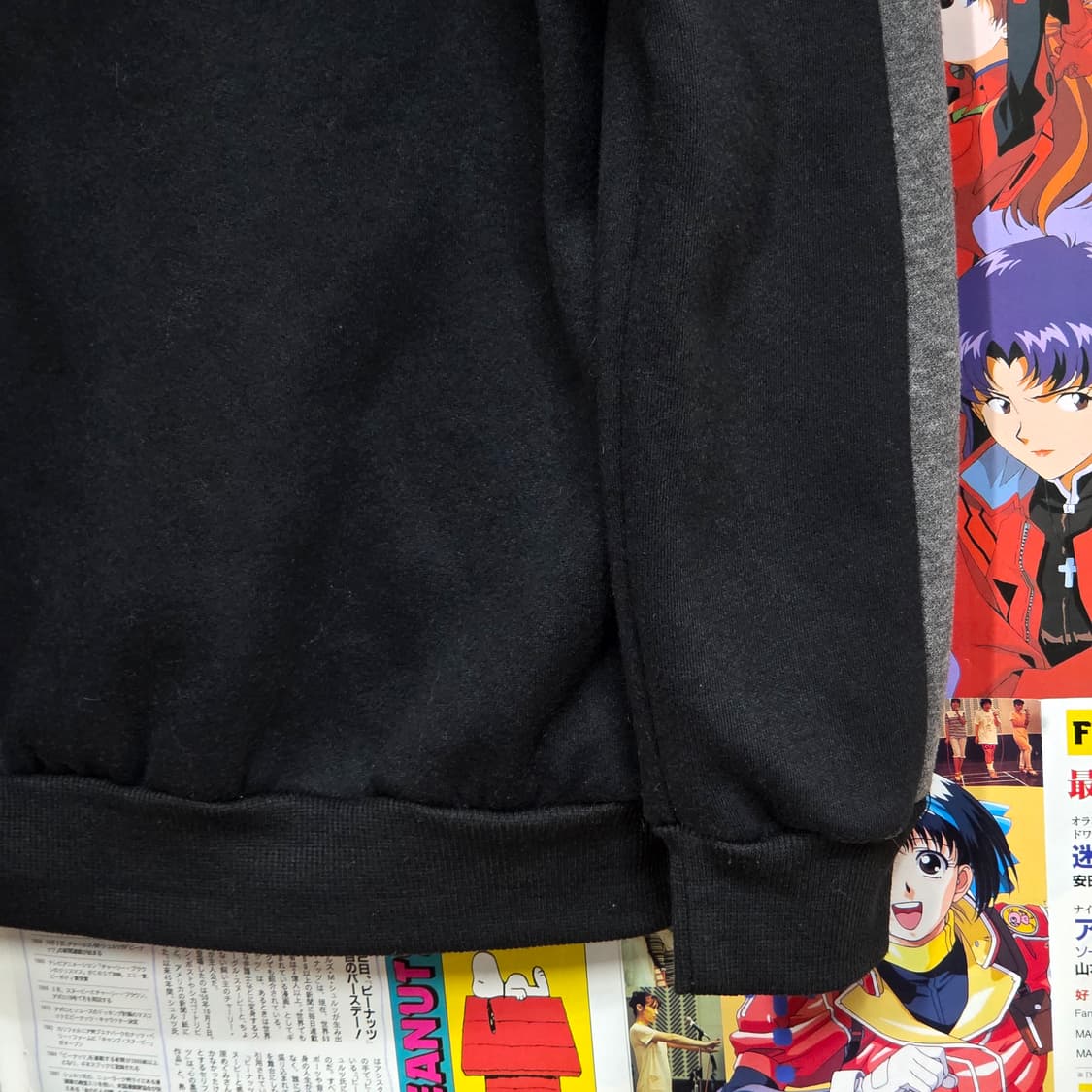 JPN 펑크 키치 큐빅 기모 반하이넥 후드 집업 상품이미지7