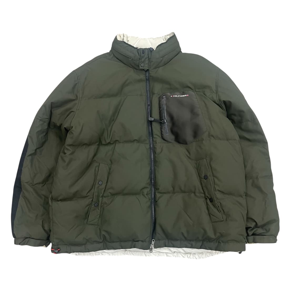 타미힐피거 올리브색 패딩 상품이미지1