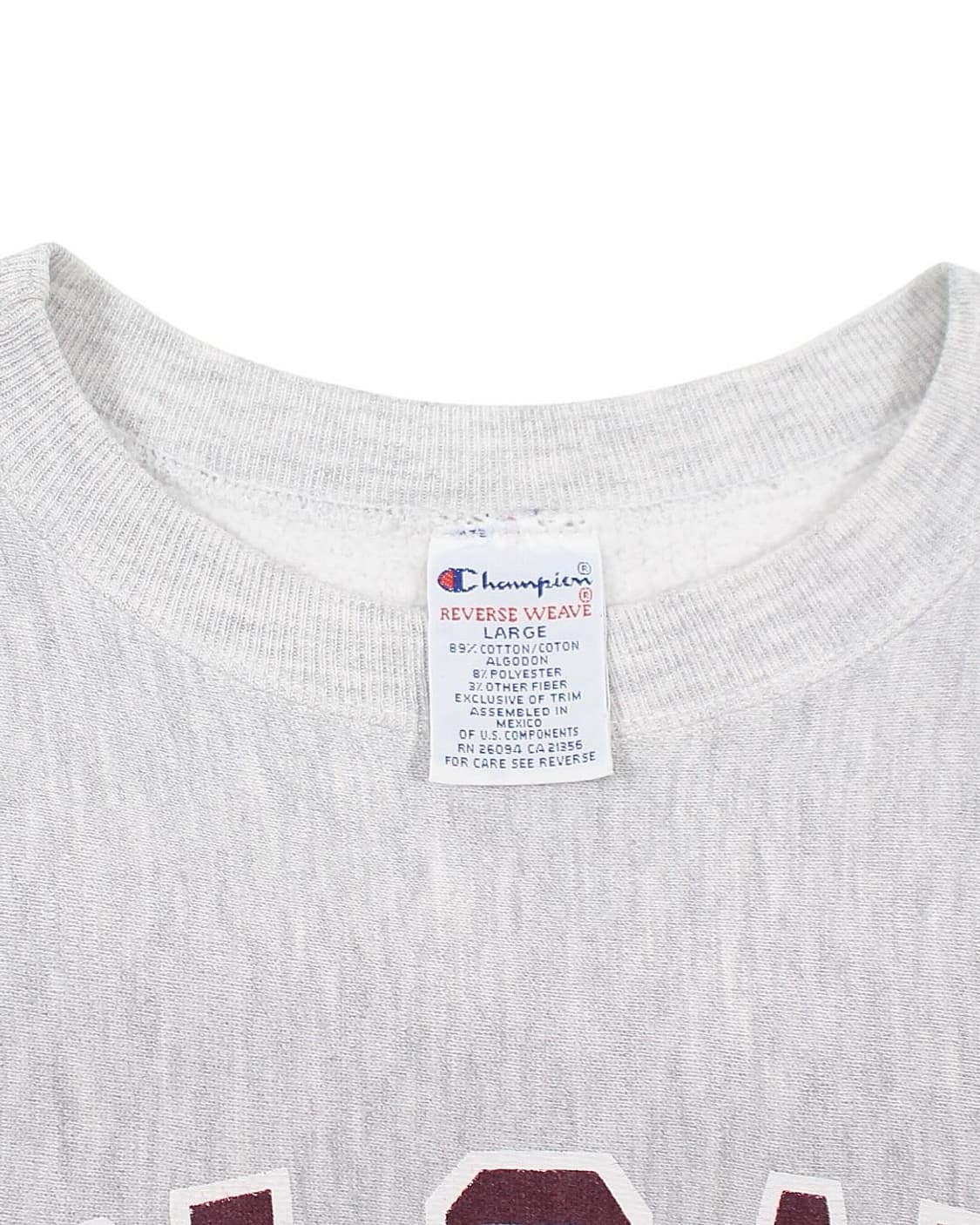 90-00s 챔피온 리버스위브 스웻셔츠 빈티지 Colgate 상품이미지4