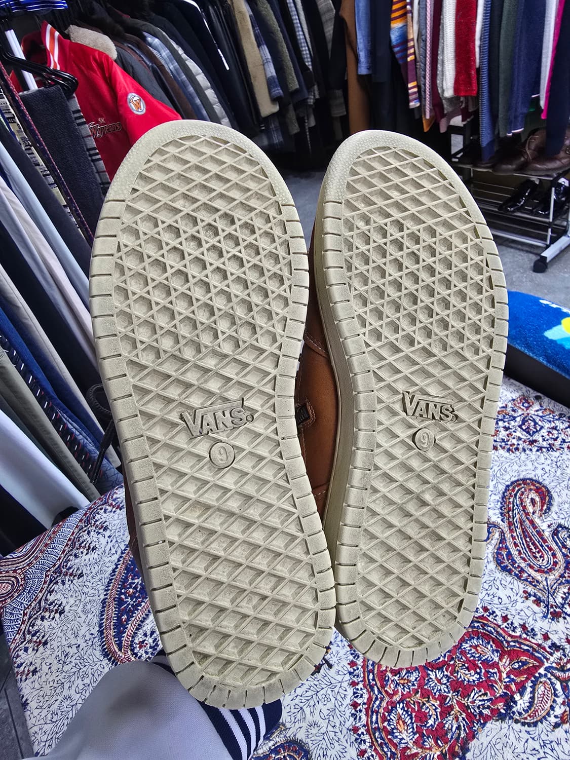 Vans 반스 브라운 레더 하이탑 (1541) 상품이미지5