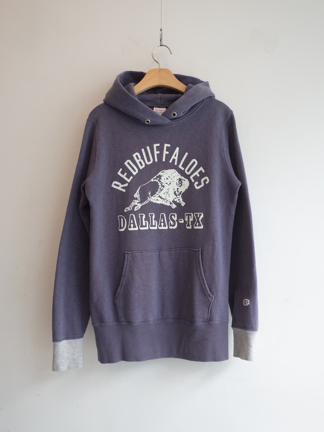 Champion 챔피온 50s 빈티지 복각 프린팅 후디 상품이미지1